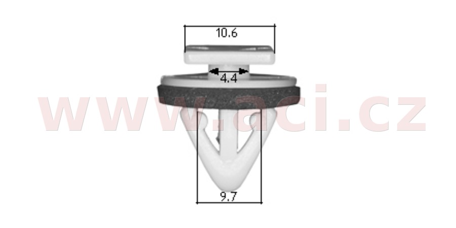 Obrázek produktu plastová příchytka (sada 10 ks) 72241