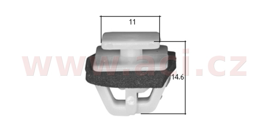 Obrázek produktu plastová příchytka (sada 10 ks) 55147T