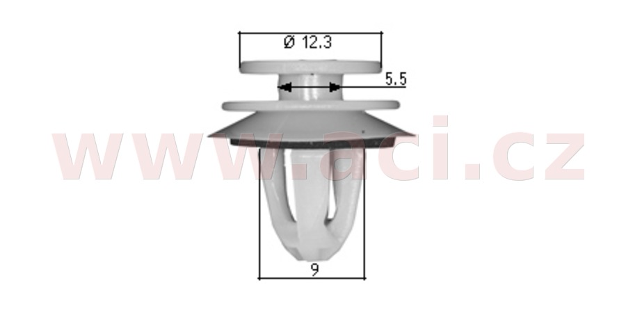 Obrázek produktu plastová příchytka (sada 10 ks) 55186Z