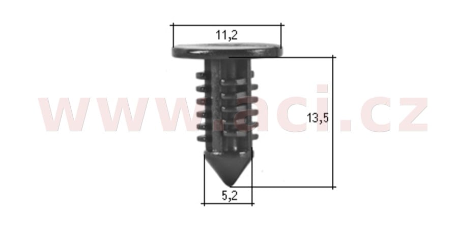 Obrázek produktu plastová příchytka (sada 10 ks) 50172T