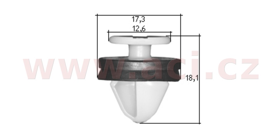 Obrázek produktu plastová příchytka (sada 10 ks) 50191T