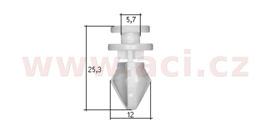 Obrázek produktu plastová příchytka (sada 10 ks) 50127T