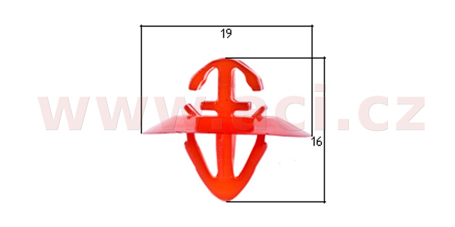 Obrázek produktu plastová příchytka (sada 10 ks) 55283
