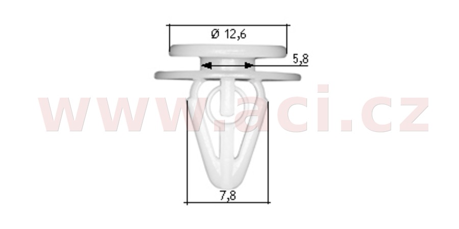 Obrázek produktu plastová příchytka (sada 10 ks) 50487