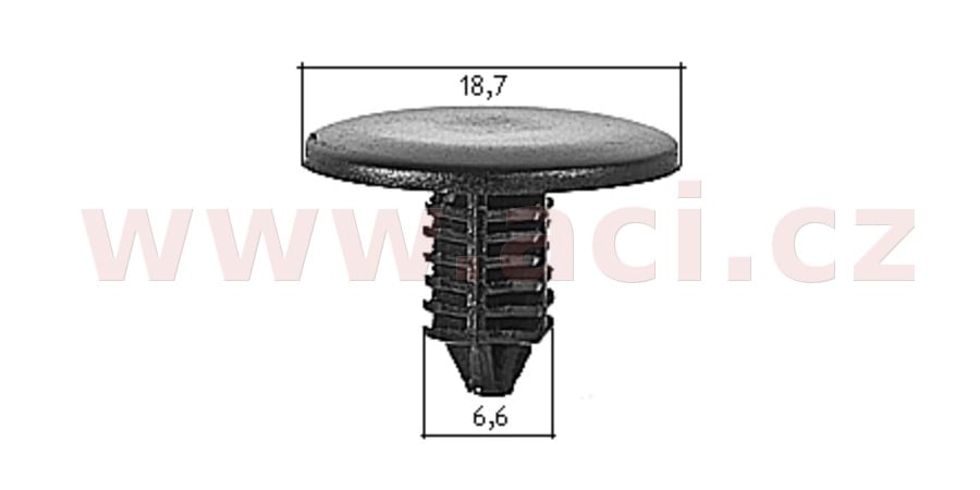 Obrázek produktu plastová příchytka (sada 10 ks) 50153T