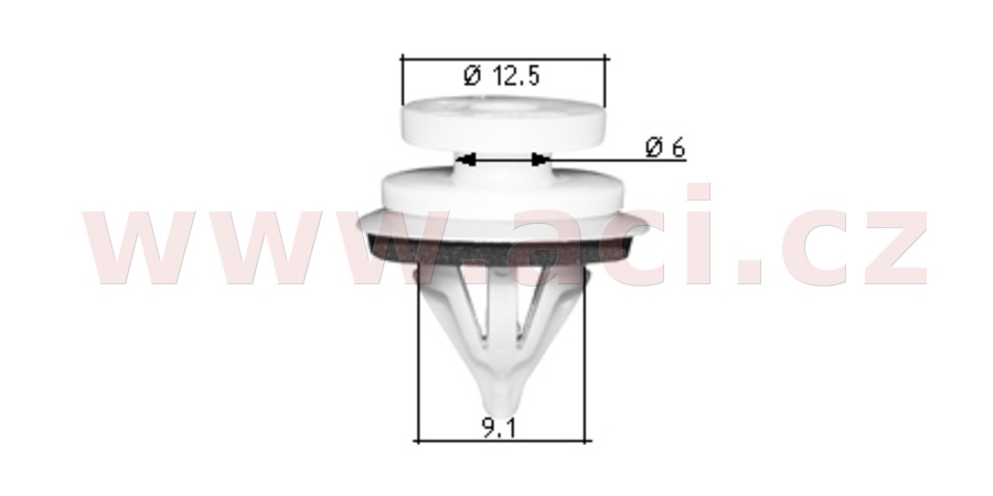 Obrázek produktu plastová příchytka (sada 5 ks) 50339Z