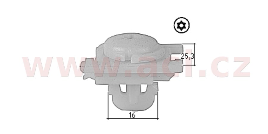 Obrázek produktu plastová příchytka (sada 5 ks) 57325Z