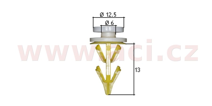 Obrázek produktu plastová příchytka (sada 5 ks) 50440T