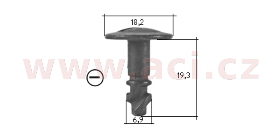 Obrázek produktu speciální vrut (sada 5 ks) 8D0805121B