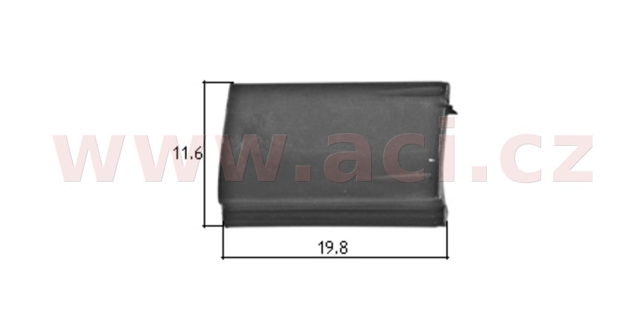 Obrázek produktu plastová příchytka s vnitřním závitem (sada 10 ks) 72252