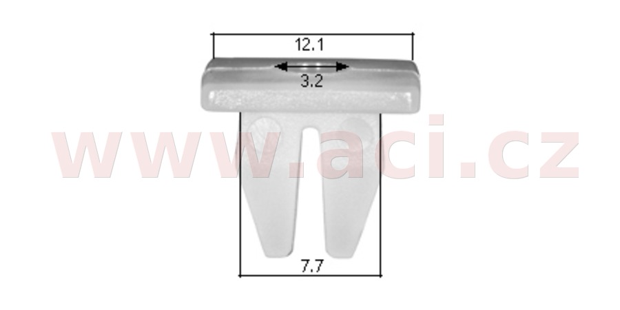 Obrázek produktu plastová příchytka s vnitřním závitem (sada 10 ks) 57216Z