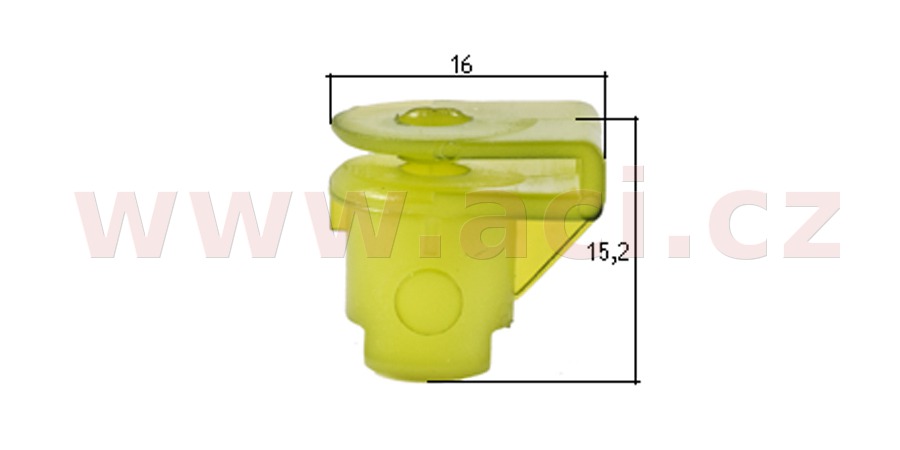 Obrázek produktu plastová příchytka s vnitřním závitem (sada 10 ks) 71549
