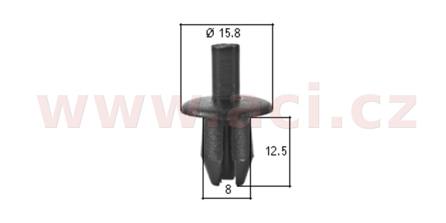 Obrázek produktu plastový nýtek (sada 10 ks) 55243