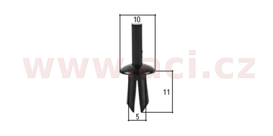 Obrázek produktu plastový nýtek (sada 10 ks) 50360T