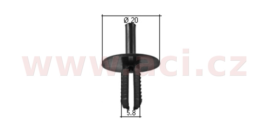 Obrázek produktu plastový nýtek (sada 10 ks) 50522Z