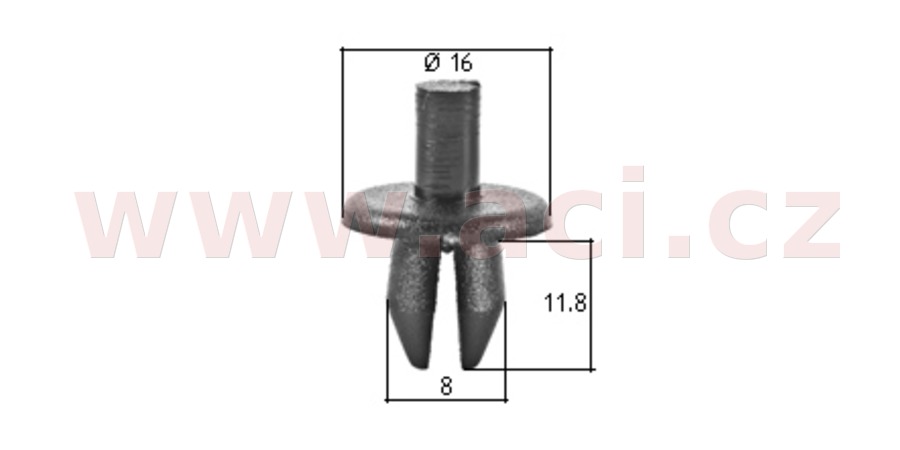 Obrázek produktu plastový nýtek (sada 10 ks) 50531Z