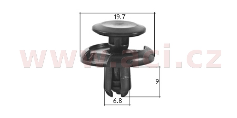 Obrázek produktu plastový nýtek (sada 10 ks) 55236Z