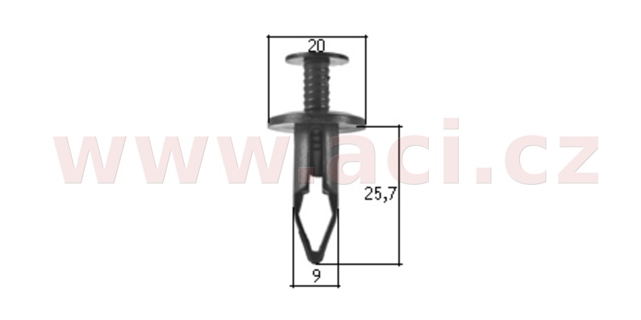 Obrázek produktu plastový nýtek (sada 5 ks) 71356