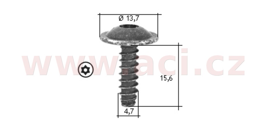 Obrázek produktu vrut speciální (sada 10 ks) N90775001