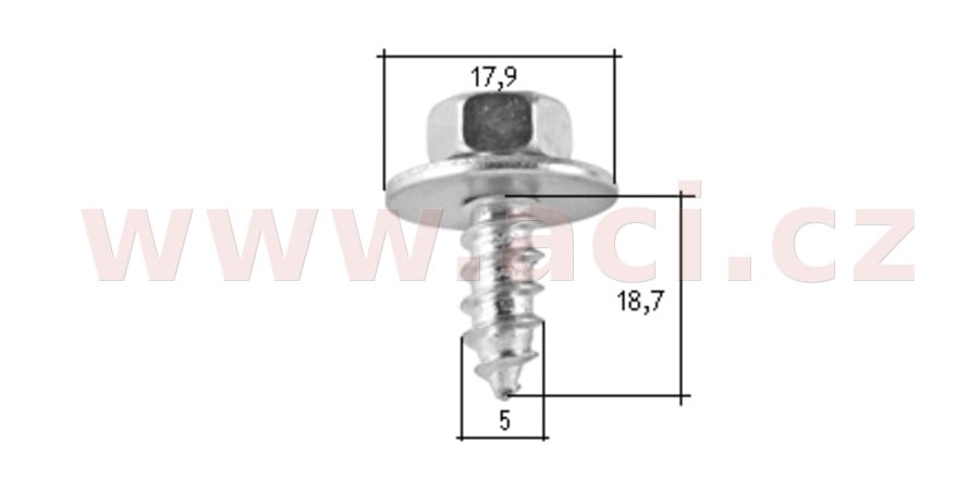 Obrázek produktu vrut speciální pozink (sada 10 ks) 41249