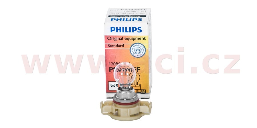 Obrázek produktu žárovka PS 12V 24W FF Hipervision (patice PG20/3) PHILIPS 12086C1