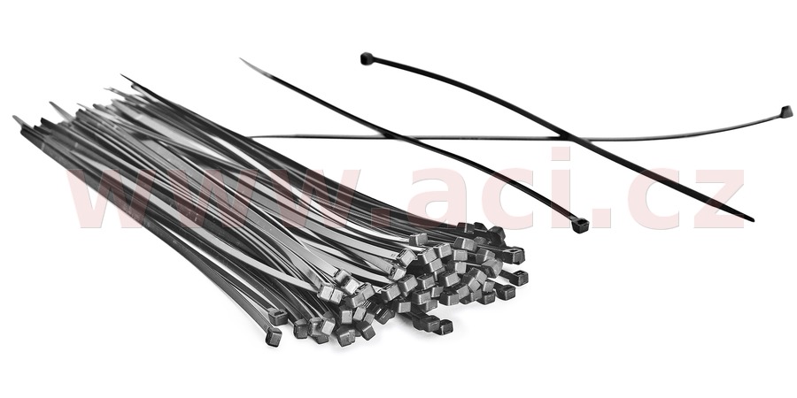 Obrázek produktu stahovací páska 300x4,6 mm černá (sada 100 ks) 300x4,6 