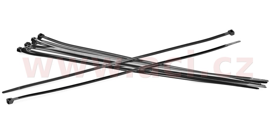 Obrázek produktu stahovací páska 400x7,6 mm černá (sada 100 ks) 400x7,6 