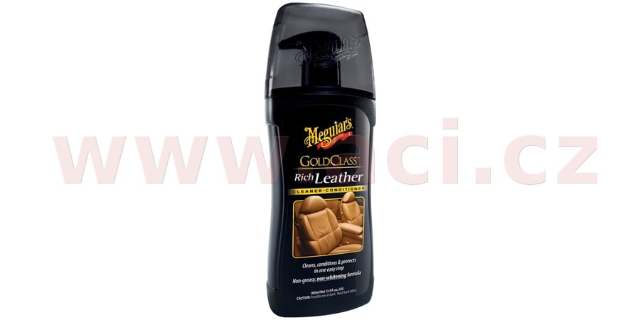 Obrázek produktu MEGUIARS Gold Class Rich Leather Cleaner - čistič a ochrana na kůži 400 ml G17914