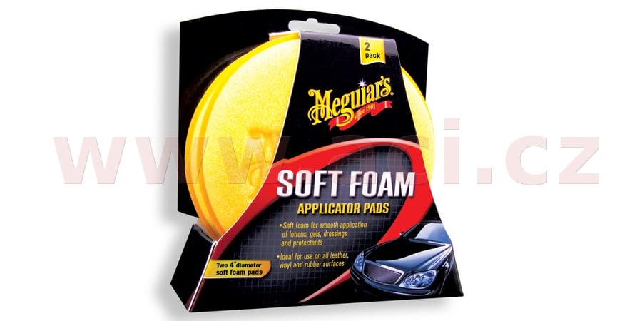 Obrázek produktu MEGUIARS Soft foam applicator pads - pěnové aplikátory (2 ks) X3070