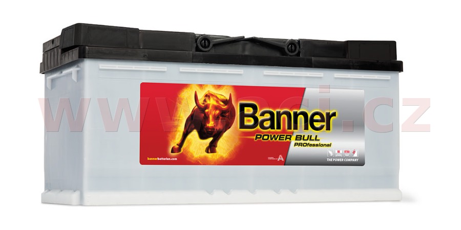 Obrázek produktu 100Ah baterie 820A, pravá BANNER Power Bull Professional 354x175x190 PRO P10040