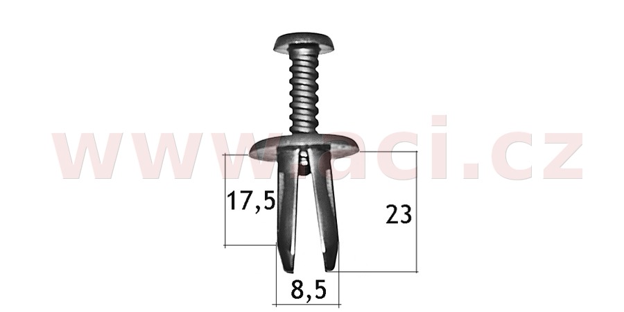 Obrázek produktu plastový nýtek (sada 5 ks) 15465Z