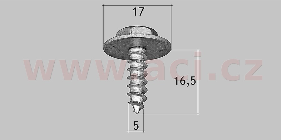 Obrázek produktu speciální vrut (sada 10 ks) 41222T