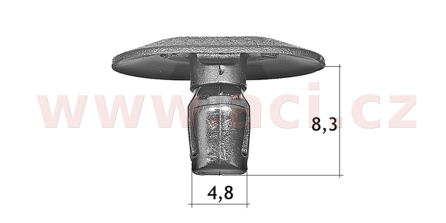 Obrázek produktu plastová příchytka (sada 10 ks) 50174T