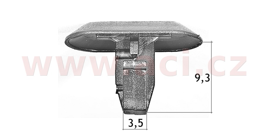 Obrázek produktu plastová příchytka (sada 10 ks) 50358T