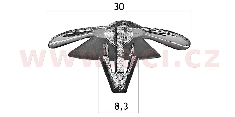 Obrázek produktu plastová příchytka (sada 10 ks) 50507Z
