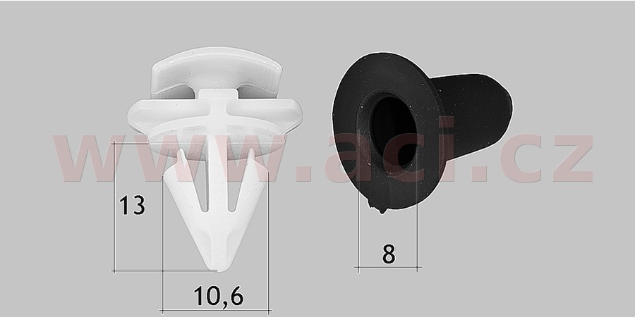 Obrázek produktu plastová příchytka (sada 5 ks) 55293