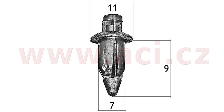 Obrázek produktu plastový nýtek (sada 10 ks) 71174Z
