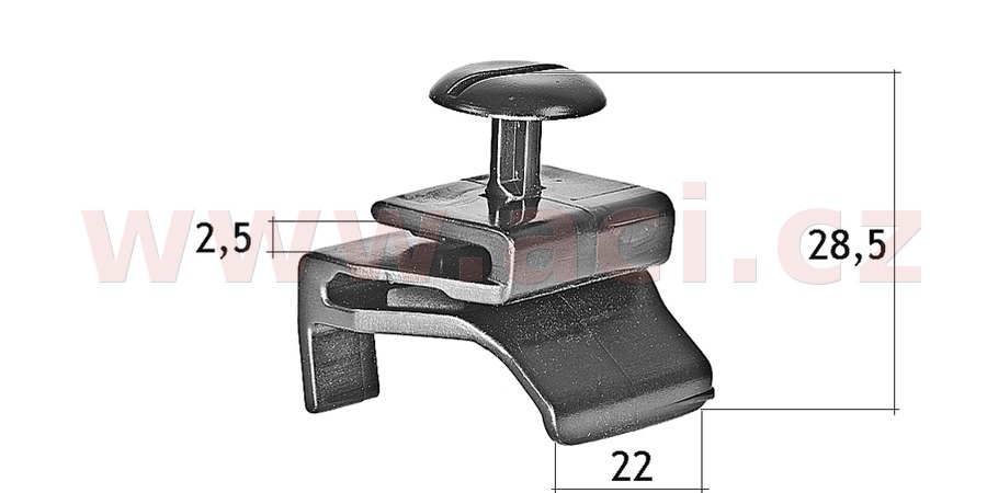 Obrázek produktu plastová příchytka (sada 5 ks) 72395