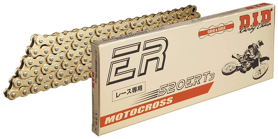 Obrázek produktu řetěz 520ERT2, D.I.D. - Japonsko (barva zlatá, 118 článků vč. spojky ZJ)