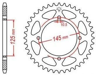 Obrázek produktu Řetězová rozeta JT JTR 857-41 41 zubů, 520 JTR857.41