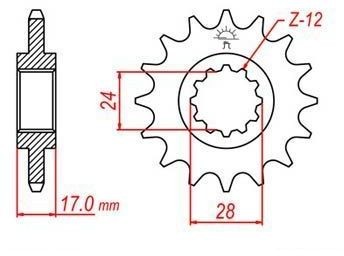 Obrázek produktu Řetězové kolečko JT JTF 295-15 15 zubů, 530 JTF295.15