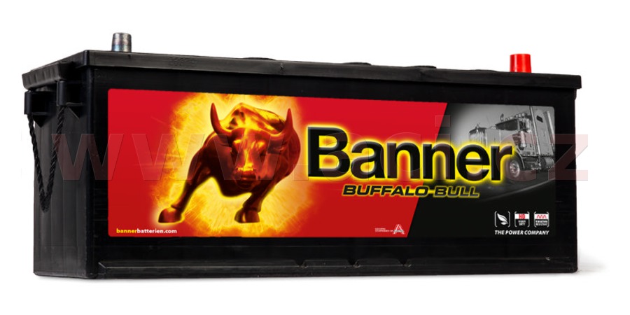 Obrázek produktu 132Ah baterie, 900A, pravá BANNER Buffalo Bull 508x174x205 63211