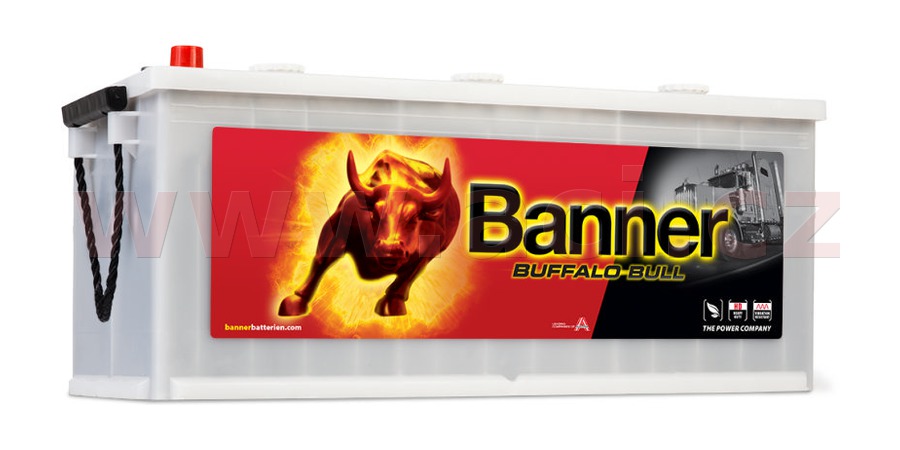 Obrázek produktu 180Ah baterie, 950A, pravá BANNER Buffalo Bull 510x216x205(225) 68089