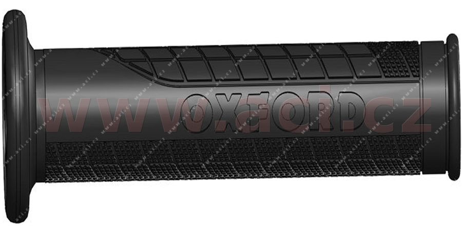 Obrázek produktu gripy Touring, OXFORD (tmavě šedá pryž, tvrdost pryže medium, na řidítka o průměru 22 mm, pár) OX604