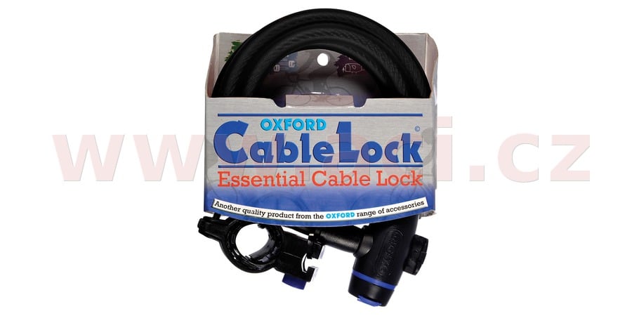 Obrázek produktu Kabelový zámek OXFORD Cablelock - 1,5 m x 25 mm kouřový OF246