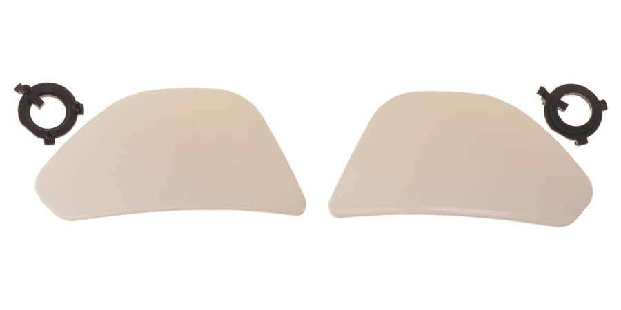 Obrázek produktu boční kryty hledí pro přilby City Seven, MT - Španělsko (bílé) MT HELMETS 100-168