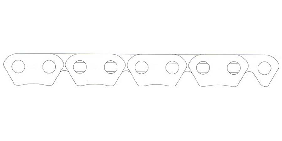 Obrázek produktu rozvodový řetěz 82RH2005, MORSE (140 článků včetně spojky) B2822005140