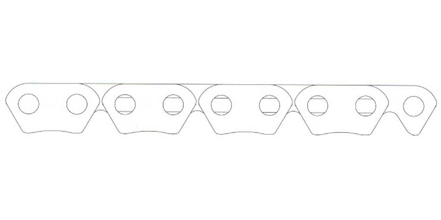 Obrázek produktu rozvodový řetěz 82RH2010, MORSE (86 článků včetně spojky) B2822010086