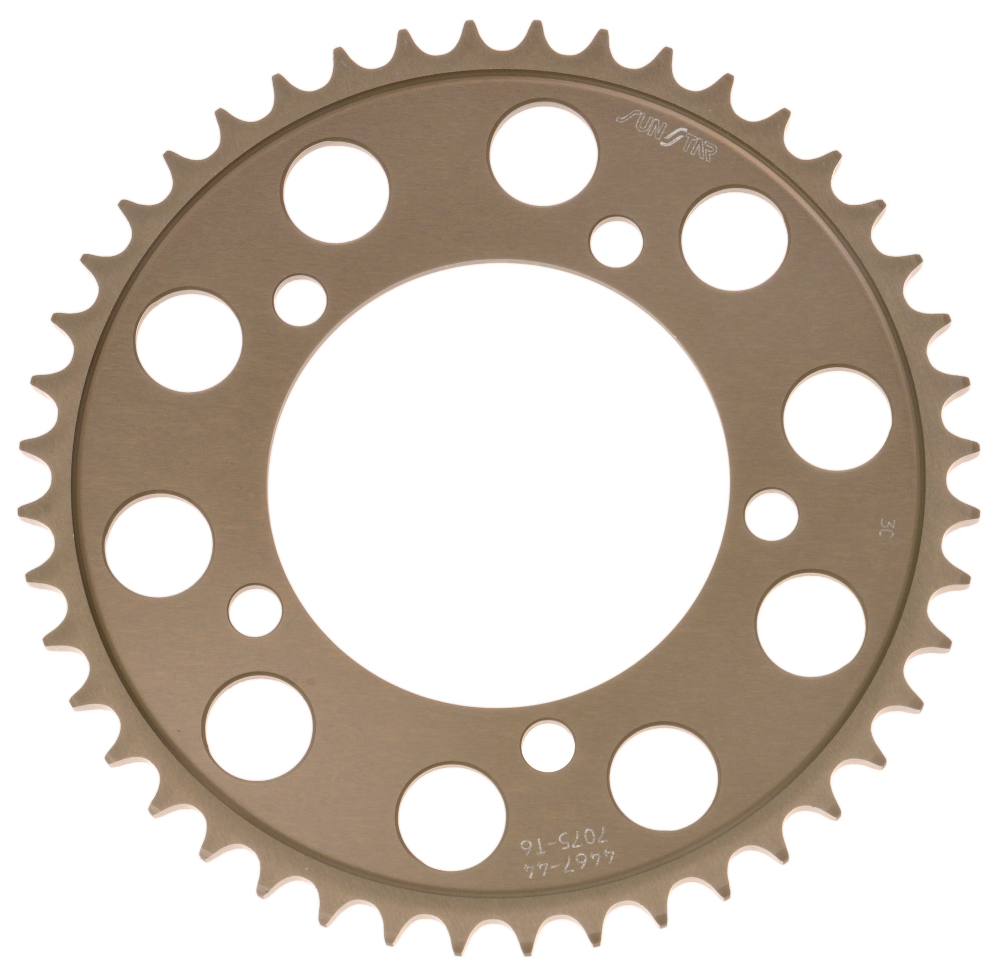 Obrázek produktu duralová rozeta pro sekundární řetězy typu 525, SUNSTAR (44 zubů) 5-4467-44