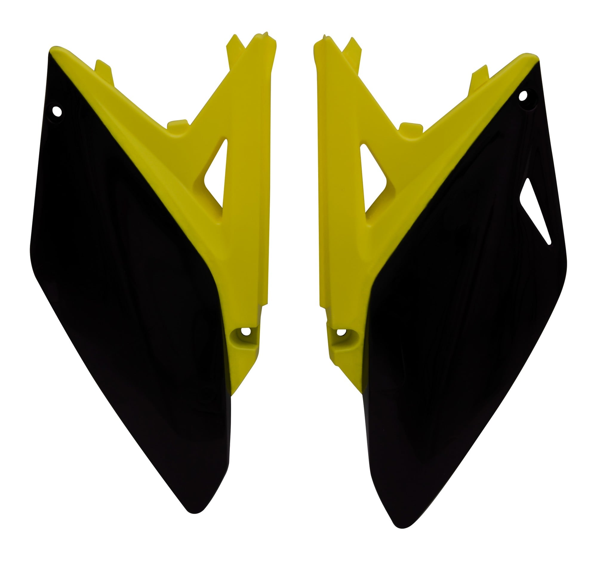 Obrázek produktu boční číslové tabulky (Suzuki RM-Z 250 10-16), RTECH (černo-žluté, pár)